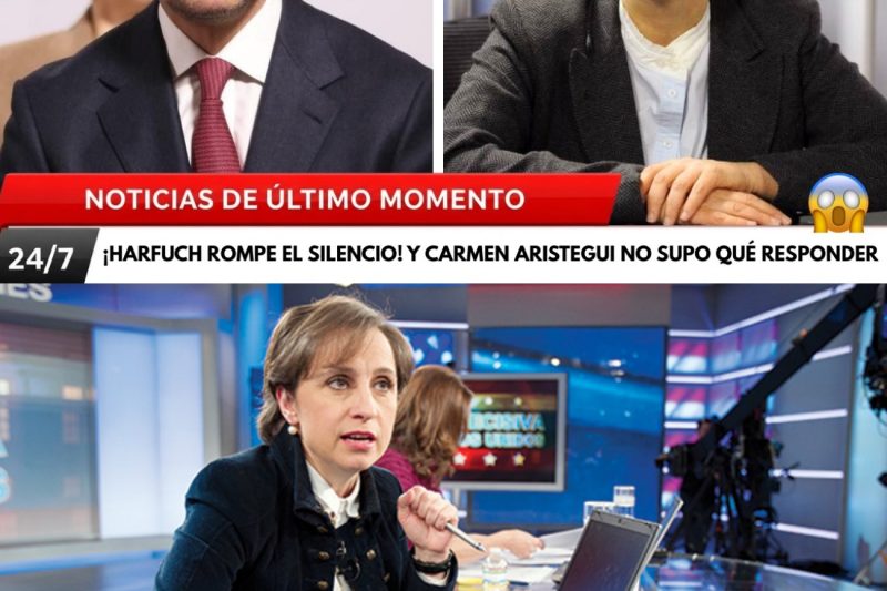 Carmen Aristegui interroga a Harfuch en su programa… ¡pero termina callada por una sola frase!