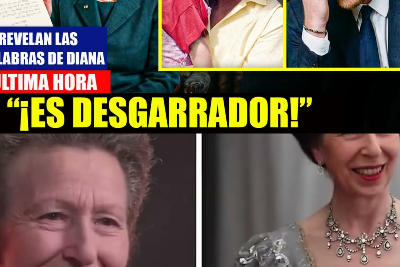HACE 1 MINUTO: La princesa Ana le cuenta a Harry lo que Diana dijo sobre él antes de morir