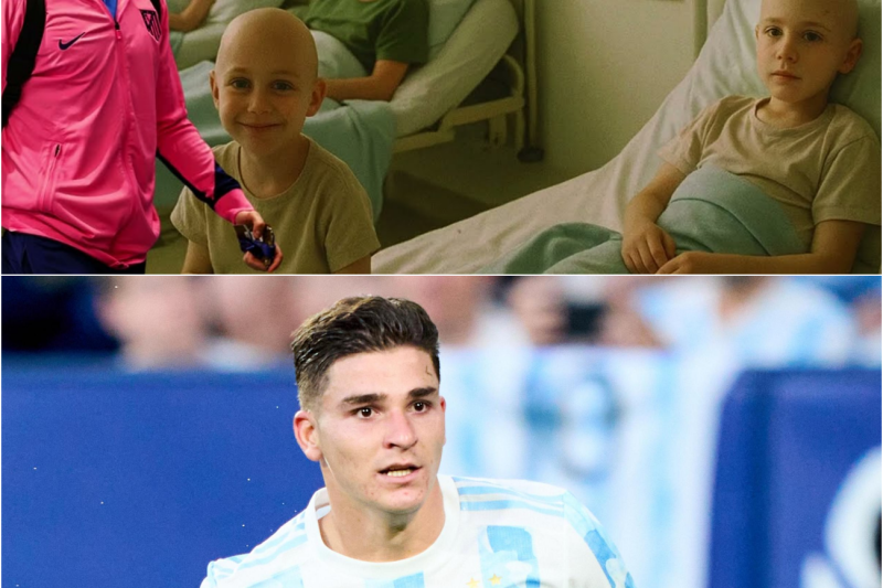 JULIÁN ÁLVAREZ dona todo su sueldo mensual a HOSPITAL infantil