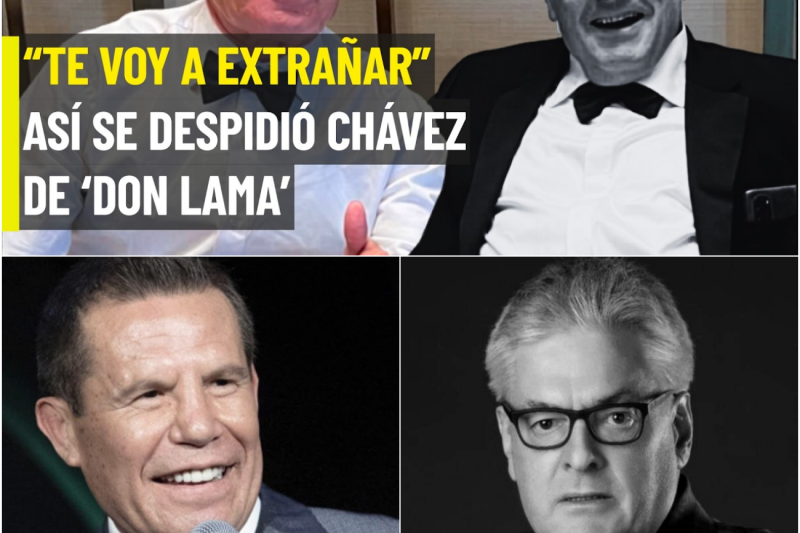 El Adiós a una Leyenda: Julio César Chávez Se Despide de Eduardo Lamazón con un Mensaje que Rompe el Corazón de México