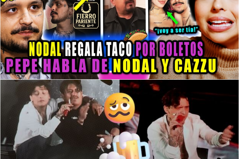Nodal en Caída Libre: Conciertos Vacíos, Tacos Gratis y la Traición Filtrada por Pepe Aguilar