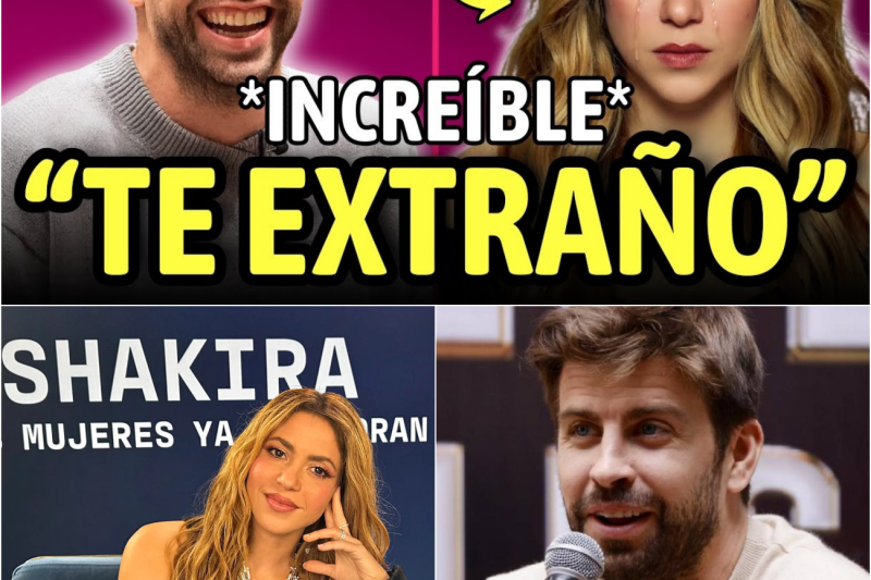 ¡Drama Mundial! El Inesperado Perdón Público de Piqué a Shakira que Cambia Toda la Historia