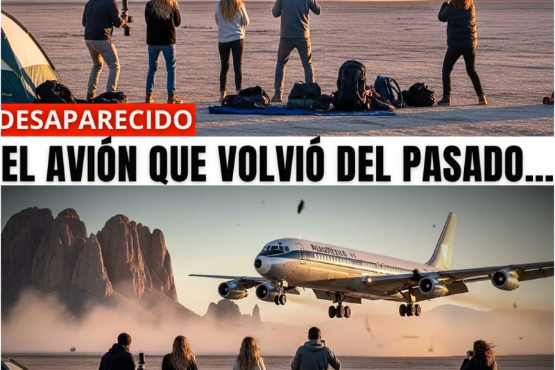 Los turistas grabaron un avión aterrizando en Baja California en 2024 — perdido desde 1971