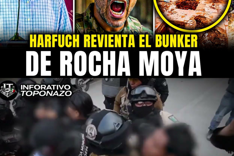 HARFUCH PERFORA BÚNKER de ROCHA MOYA en BADIRAGUATO: BÓVEDAS SELLADAS con MILLONES