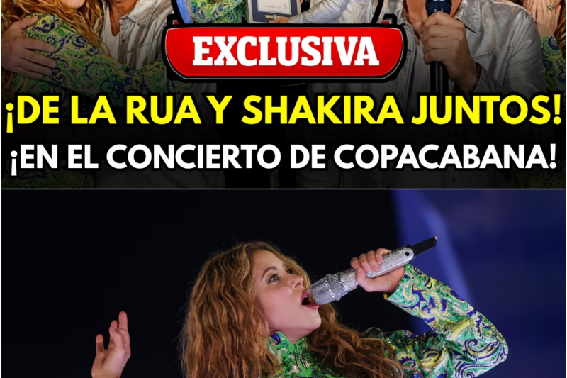 El Histórico Reencuentro de Shakira y Antonio de la Rúa en Copacabana: Lágrimas, un Nuevo Récord Guinness y una Conexión Inquebrantable ante Dos Millones de Personas