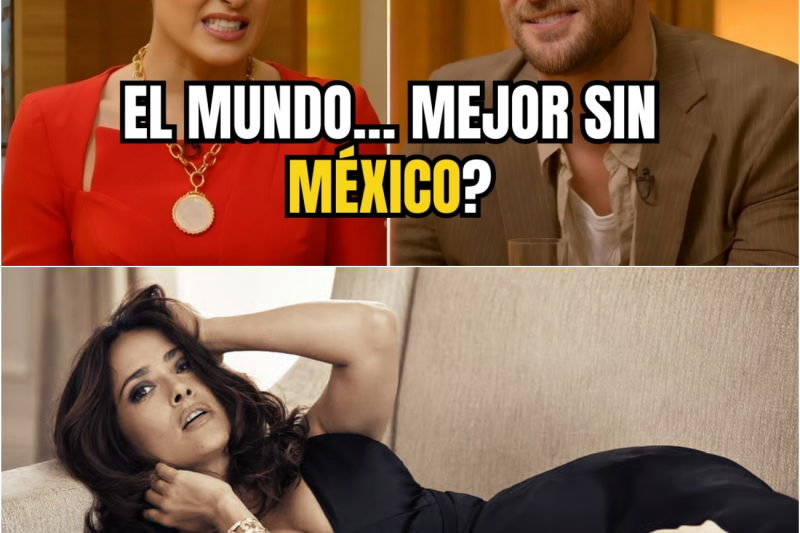 Chris dijo que el mundo es MEJOR SIN MÉXICO – Salma no lo dejó terminar