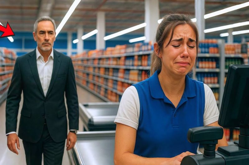 EL CEO ENTRÓ DISFRAZADO A UNA TIENDA — Y SE TOPÓ CON UNA CAJERA LLORANDO