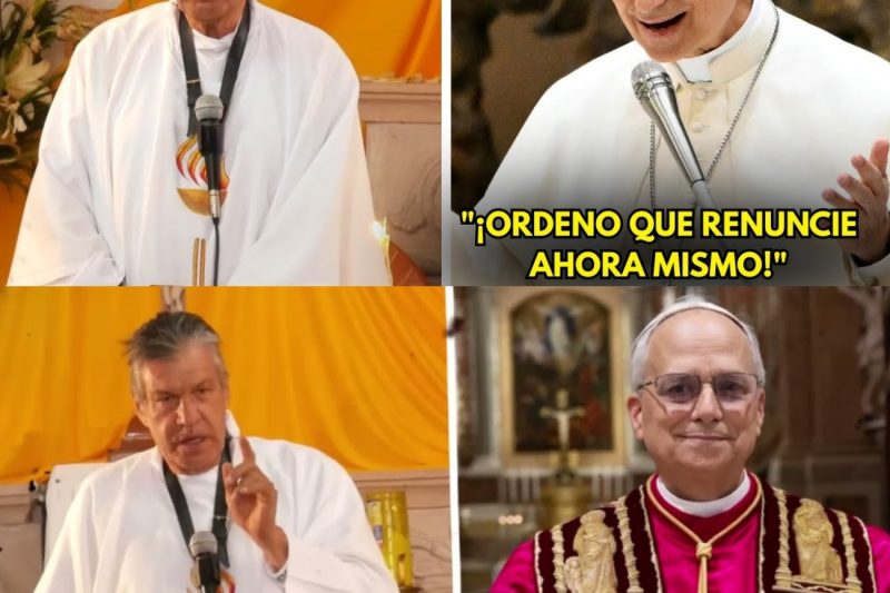El Papa León XIV obliga al Padre Pistolas a firmar su renuncia…pero su última frase sorprende a todo