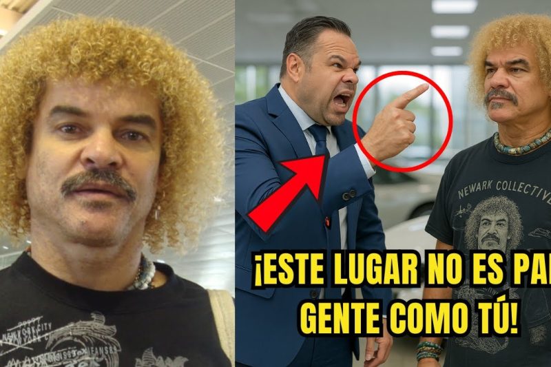 La lección de dignidad de ‘El Pibe’: Un gerente expulsa a Carlos Valderrama de una tienda de autos de lujo sin saber quién era