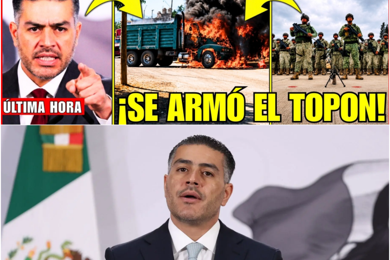 ¡NARCOBLOQUEOS en MICHOACÁN TRAS ATAQUE a INDIGENAS; HARFUCH YA RESPONDE CON 300 SOLDADOS!