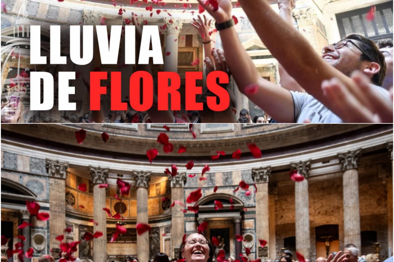 El Misterio y la Majestuosidad del Panteón: El Día que Llueven Pétalos de Rosa en la Joya de la Roma Clásica