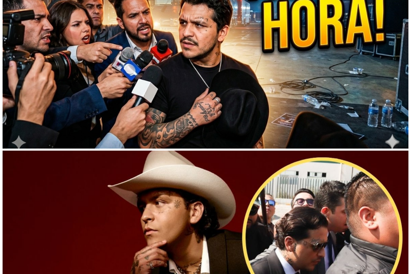 El Drástico Cambio de Christian Nodal: De Ídolo en el Escenario a Villano entre Gritos, Empujones y el Misterio de Ángela Aguilar