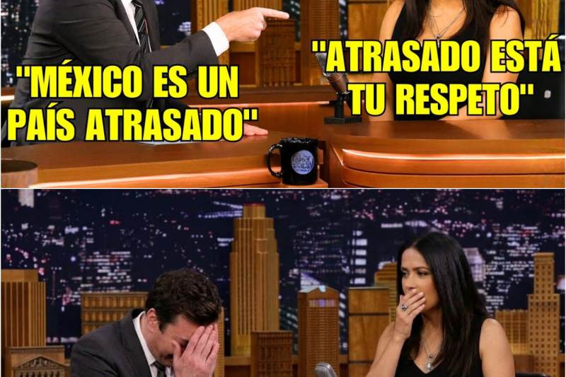 Presentador Arrogante Se Burla de Salma Hayek por Ser Latina… y Ella Le Da la Lección al Instante