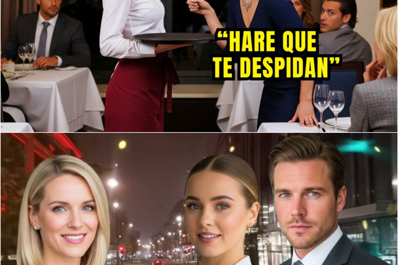 Millonaria insulta a la mesera, pero se queda paralizada cuando ve quién es el dueño del restaurante