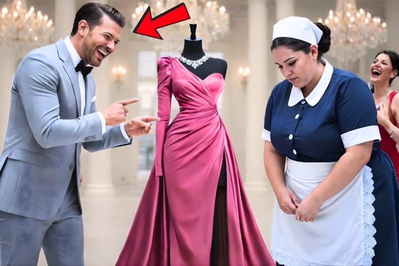 “SI ENTRAS EN EL VESTIDO, ME CASO CONTIGO” — EL MILLONARIO SE RÍE… HASTA QUE SE QUEDÓ SIN PALABRAS