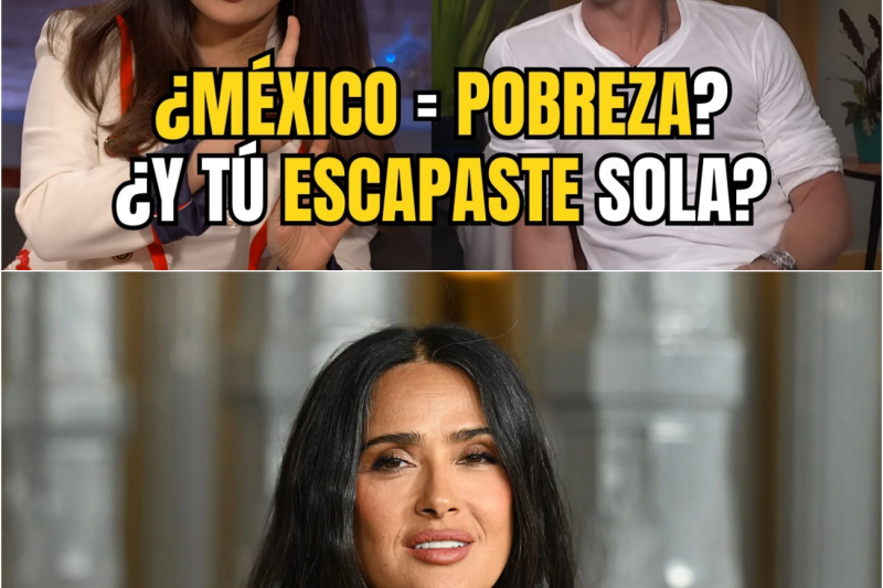 Brad Pitt insulta a México EN VIVO y Salma lo DESTROZA sin Piedad