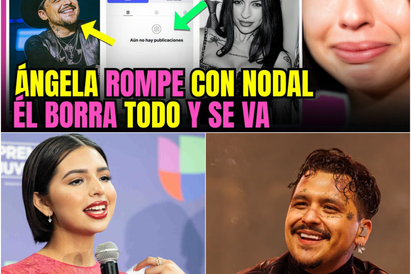 ÁNGELA AGUILAR ROMPE CON NODAL Y ÉL BORRA TODAS SUS FOTOS CONFIRMANDO EL DIVORCIO