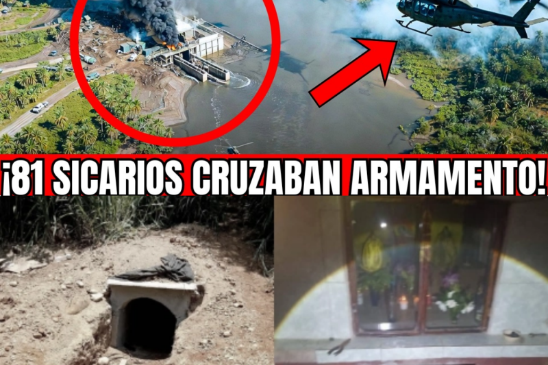 🇲🇽🚨¡SEDENA DESCUBRE “NARCO-TÚNEL” BAJO RÍO EN VERACRUZ! CJNG CRUZABA ARMAMENTO SECO: 81 SICARIOS