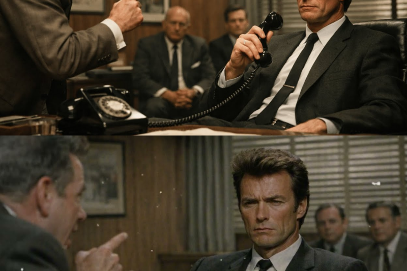 Un ejecutivo del estudio humilló a Clint Eastwood en una reunión; Clint finalizó la llamada con t…