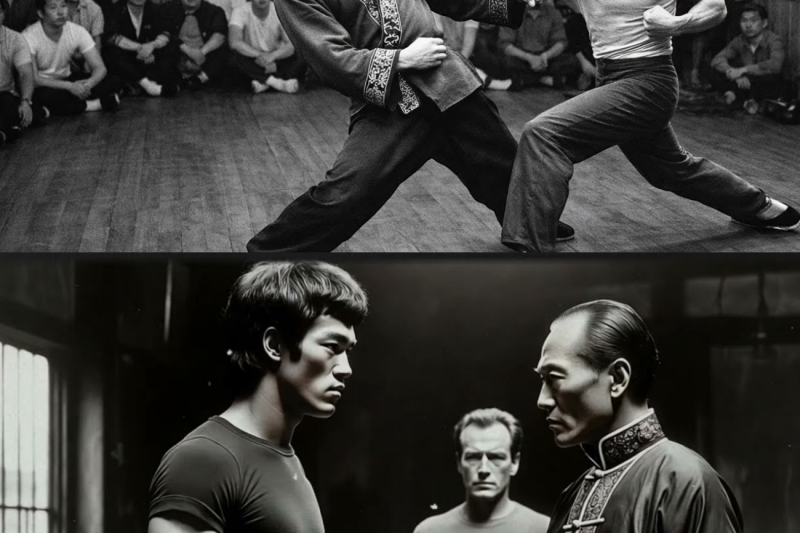 Bruce Lee enseñaba a 500 alumnos | un maestro lo desafió y 8 segundos después todo cambió