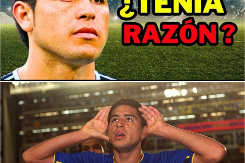 ME DIJERON QUE RIQUELME JUGABA ANDANDO … Y LA VERDAD ES QUE …