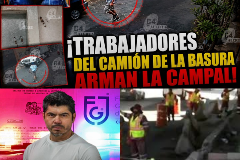 Terror en Iztapalapa: Recolectores de basura “en bola” muelen a golpes a vecino por un choque y la Fiscalía les da la espalda