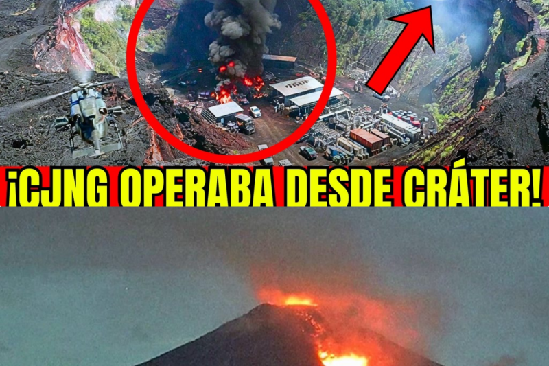 🚨¡GAFES REVIENTAN BASE EN VOLCÁN INACTIVO DE COLIMA! CJNG OPERABA DESDE CRÁTER: 93 SICARIOS EN ROCAS