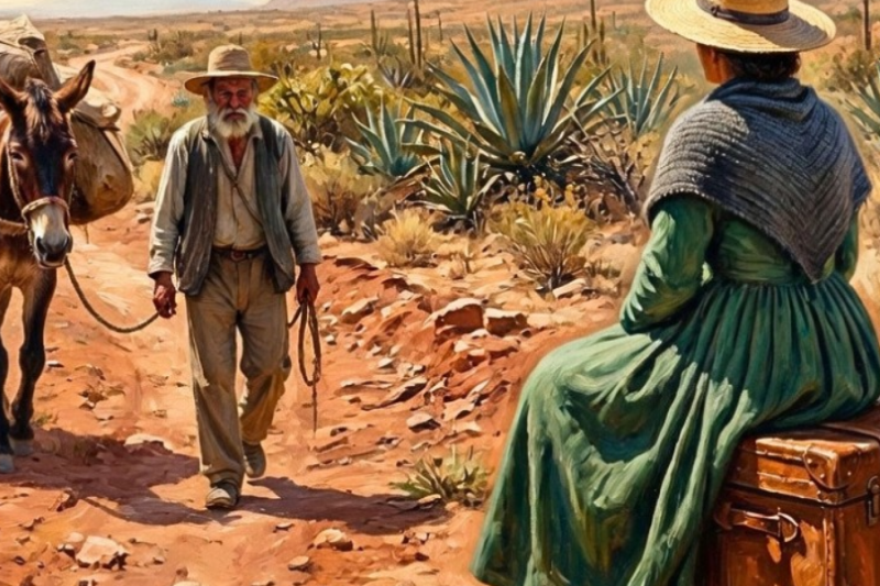 Abandonaron a la viuda embarazada, pero el anciano que se detuvo en el camino guardaba un secreto.