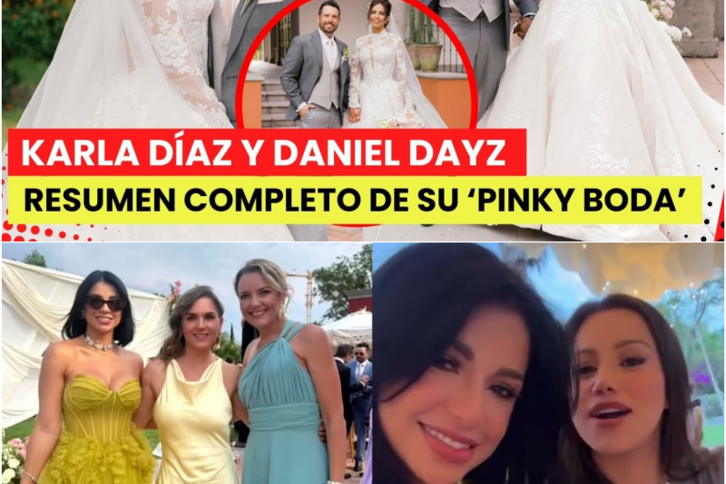 La boda magica de Carla Diaz y Daniel Dayz en San Miguel de Allende: tres vestidos de novia, invitados VIP y una produccion espectacular que conmueve al mundo del espectaculo