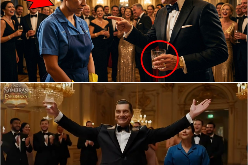 ¡SI BAILAS EL VALS, YO LIMPIO EL SALÓN DE RODILLAS!” — RIO EL MILLONARIO… PERO LA LIMPIADORA BRILLÓ…