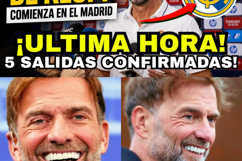 ¡Terremoto Deportivo: La Despiadada “Lista Negra” de Klopp, Cinco Estrellas Despedidas y el Impactante Adiós de Kylian Mbappé del Real Madrid!