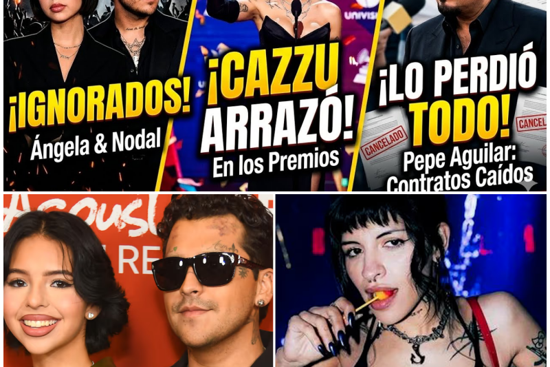 ¡El Triunfo de Cazzu y la Caída de un Imperio! Ángela Aguilar Ignorada Mientras Pepe Aguilar Pierde Millonarios Contratos