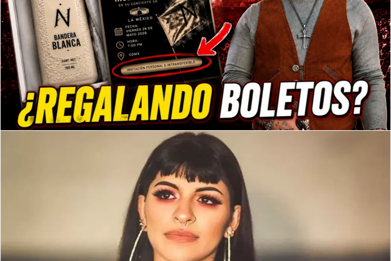 Fachadas de Humo: Christian Nodal Recurre al Reparto Masivo de Cortesías Ante la Baja Venta de Entradas para su Show en la Plaza de Toros México