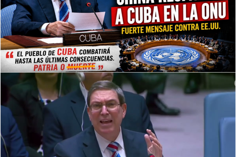 Tensión máxima en la ONU: China respalda a Cuba en un histórico desafío diplomático contra las políticas de Estados Unidos