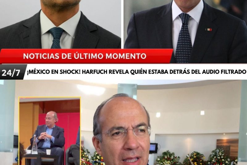 Felipe Calderón filtra un audio comprometedor de Harfuch… ¡pero él aparece y todo se voltea!