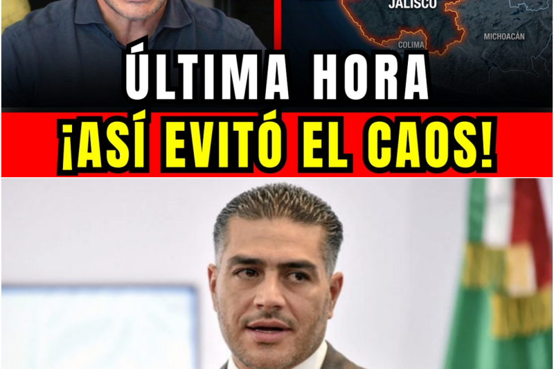 HARFUCH Y SU PLAN: 4 MIL ELEMENTOS QUE EVITARON QUE JALISCO ARDIERA TRAS LA CAÍDA DEL JARDINERO