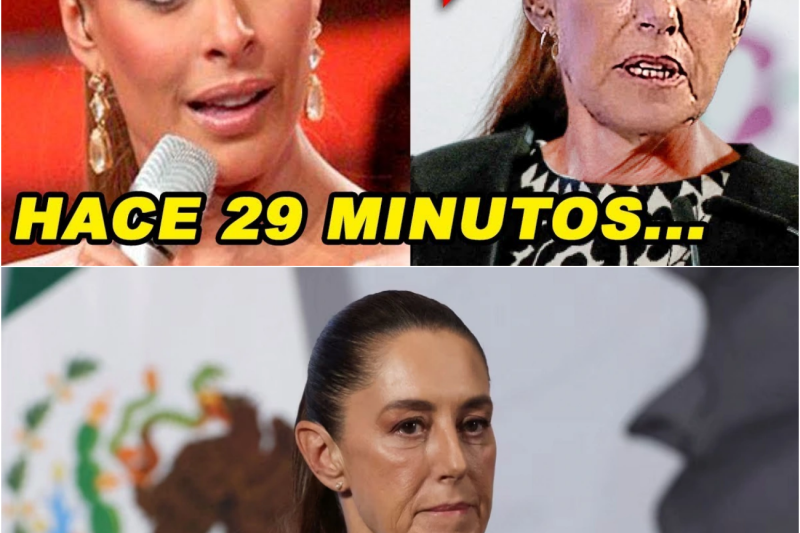 CLAUDIA SHEINBAUM fue interrumpida en TELEVISA por su impactante respuesta a GALILEA MONTIJO