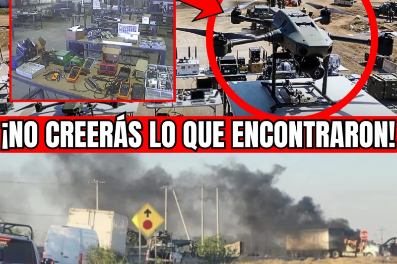 🇲🇽🚨TAMAULIPAS DESPIERTA EN CRISIS: GAFES HALLAN DRONES DEL CJNG CON SISTEMA DE RECONOCIMIENTO FACIAL