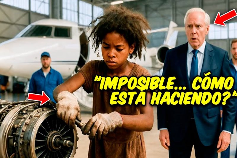 Nadie Pudo Reparar El Motor Del Jet Del Millonario… Hasta Que Lo Hizo Una Chica Negra Sin Hogar.