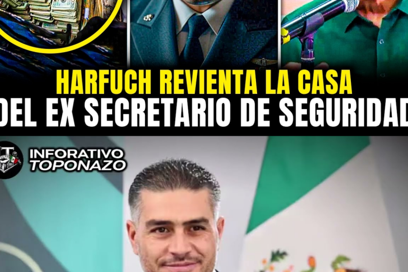 HARFUCH CATEA la CASA del EXSECRETARIO de SEGURIDAD y DESCUBRE 138 MILLONES en EFECTIVO