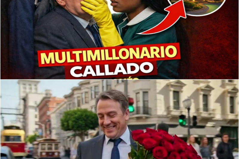 Multimillonario Llega a Casa Antes de Tiempo y la Empleada Le Dice ¡Cállese! La Razón Fue Impactante
