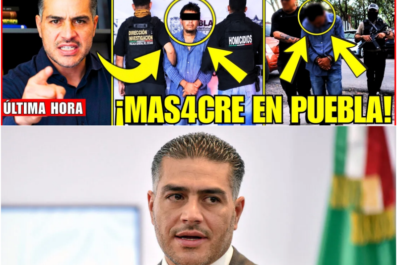 ¡HARFUCH CAPTURA a “EL TONY” RESPONSABLE de LA MASACR3 en PUEBLA; FAMILIAR DE 10 VICTIMAS!
