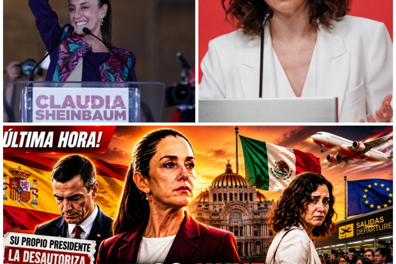 ¡Lección de Dignidad! Sheinbaum Doblega a Ayuso con la Historia y Abre las Puertas de Europa a México
