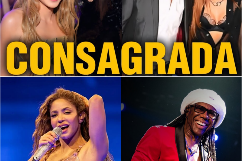 El doble reconocimiento histórico que eleva a Shakira al Olimpo de la música global: El respaldo de Nile Rodgers y el emotivo homenaje de Laura Pausini