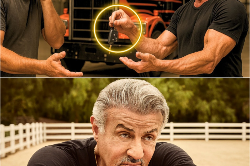 STALLONE presenteó un CAMIÓN nuevo a un camionero que PERDIÓ TODO – relato conmovedor