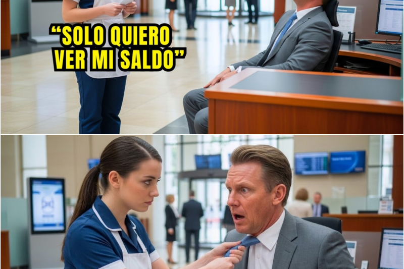 “Solo quiero consultar mi saldo” — El Millonario se burló… pero quedó helado cuando vio la pantalla