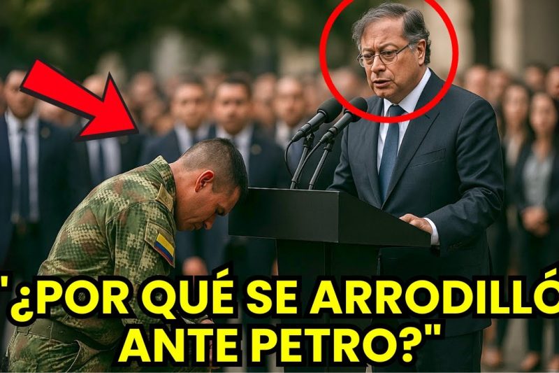 El día que el dolor rompió el protocolo: La historia detrás del soldado colombiano que se arrodilló ante el presidente Gustavo Petro