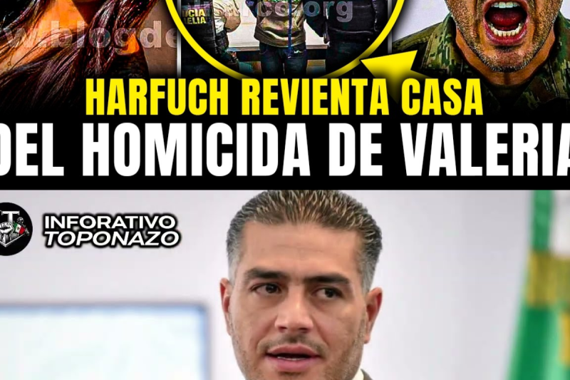 HARFUCH CATEA la CASA del HOMICIDA de VALERIA y DESCUBRE las PRUEBAS del CRIMEN