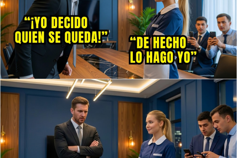 Se burlaron de la nueva empleada de limpieza — Tres días después, despidió a toda la directiva