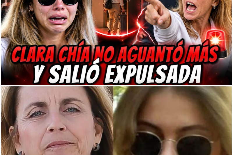 Escándalo sin precedentes: Montserrat Bernabeu humilla y expulsa a Clara Chía de su hogar tras una violenta discusión